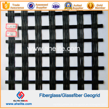 100kn / Mx100kn / M Fiberglas Geogrids beschichtet mit Asphaltbitumen